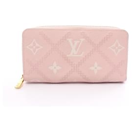 Louis Vuitton-Louis Vuitton Monogram Empreinte Leather Zippy Wallet M81138-Pink