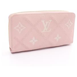Louis Vuitton-Louis Vuitton Monogram Empreinte Leather Zippy Wallet M81138-Pink