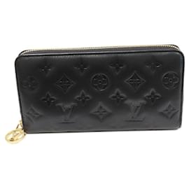 Louis Vuitton-Louis Vuitton Zippy Wallet Monogram Noir M81510-Black