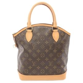 Louis Vuitton-Louis Vuitton Lockit Handbag Monogram Brown-Brown