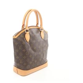 Louis Vuitton-Louis Vuitton Lockit Handbag Monogram Brown-Brown