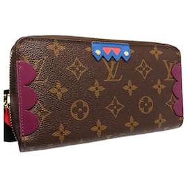 Louis Vuitton-Louis Vuitton Canvas Zippy Wallet-Brown