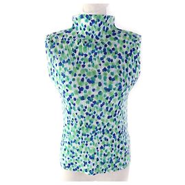 Issey Miyake PLEATS PLEASE Sleeveless Top Blue