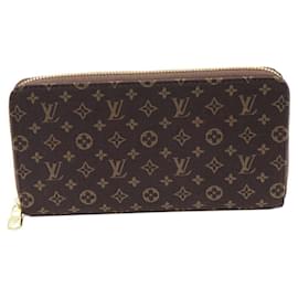 Louis Vuitton-Louis Vuitton Monogram Zippy Wallet M63009-Brown