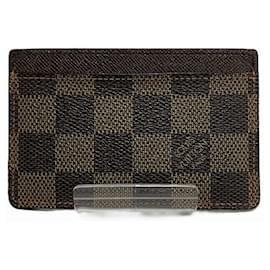 Louis Vuitton-Louis Vuitton Damier Card Case N61722-Brown