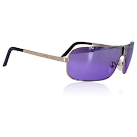 Fendi-Gold Metal Wrap One Pece Lend Sunglasses Mod. SL 7222-Golden