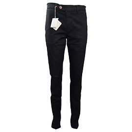 Pantaloni Slim-Fit Brunello Cucinelli in cotone nero Nero