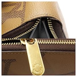 Louis Vuitton-Louis Vuitton Canvas Zippy Wallet-Brown