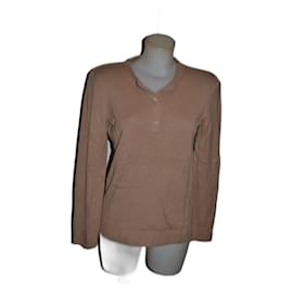 Agnona Kaschmir Pullover Braun Größe 42 Braun