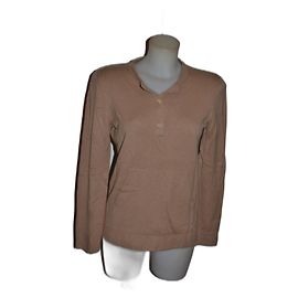 Pull Agnona en cachemire marron Taille 42 Marron