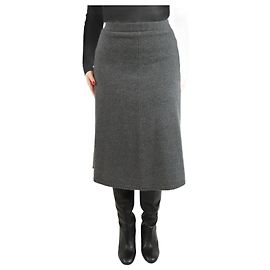 Joseph Grey wool midi skirt - size M Grey