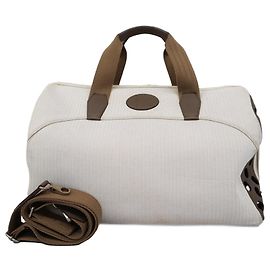 Hermès Transportadora de cachorro Hermes em bege e branco Branco Bege