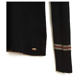 Chanel-Chanel 2009 Black Cashmere Turtle Neck Sweater FR38 UK10 US8-Black