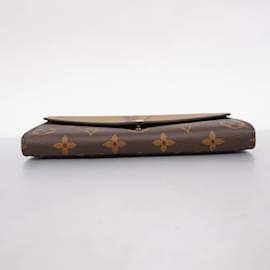 Louis Vuitton-Louis Vuitton Long Wallet Monogram Reverse Portefeuille Sarah-Brown