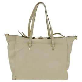 Louis Vuitton-LOUIS VUITTON Monogram Empreinte Lumineuse PM Tote Bag Neige M93411 Auth fm3942-White