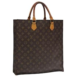 Louis Vuitton-LOUIS VUITTON Monogram Sac Plat Hand Bag M51140 LV Auth ep6272-Monogram