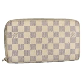 Louis Vuitton-LOUIS VUITTON Damier Azur Zippy Organizer Long Wallet N60012 LV Auth fm4041-Other