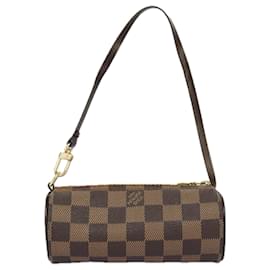 Louis Vuitton-LOUIS VUITTON Damier Ebene Papillon Pouch LV Auth 96894-Other