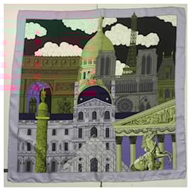 Louis Vuitton-Silk scarves-Light blue