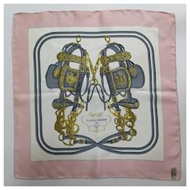 Hermès-Silk scarves-Pink