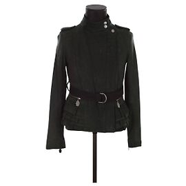 Manoush Leather jacket Black