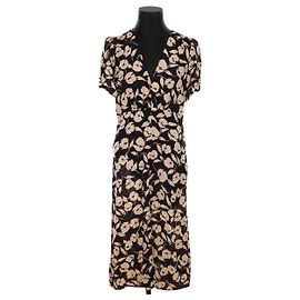 Gerard Darel Seidenkleid Schwarz