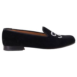 Stubbs & Wootton Mocassini in velluto Nero