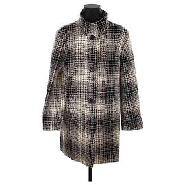 Rodier Wollmantel Schwarz