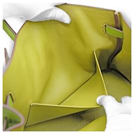 Hermès-Hermès Birkin 35 Vert Anis Togo Leather Bag-Green