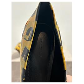 Balenciaga-BALENCIAGA Heels T.EU 40 Leather-Yellow