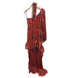 ALEXIS Dresses T.International S Viscose Red