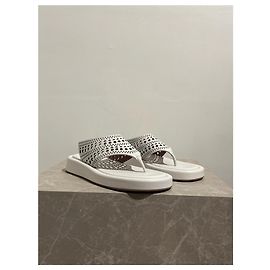 Alaïa ALAIA Sandalen T.EU 38 Leder Weiß