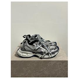 Balenciaga-BALENCIAGA Trainers T.EU 39 Vegan leather-Grey