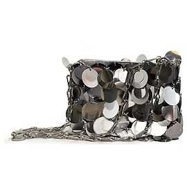 PACO RABANNE Borse T. Glitter Argento