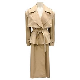 Mackage Beige Abrigo Trench Convertible Mckenna Beige