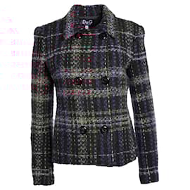 Dolce & Gabbana-Dolce & Gabbana, multicolor tweed blazer-Multiple colors
