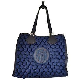 Lancel Cabas Bleu Bleu Marine Bleu foncé