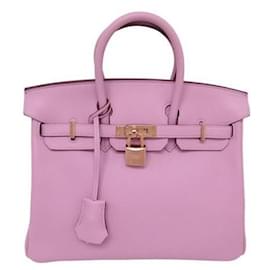 Hermès-Hermès BIRKIN 25 mauve new-Purple
