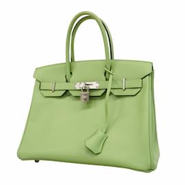 Hermès-Hermes Birkin 30 Handbag in Epsom Vert Cricket-Other