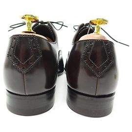 NINE LOUIS VUITTON DERBY SHOES 5.5 40 IN BROWN LEATHER SHOE TREES Brown
