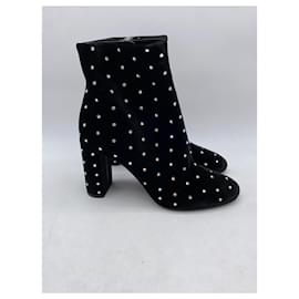 Saint Laurent-SAINT LAURENT  Ankle boots T.EU 36.5 Velvet-Black