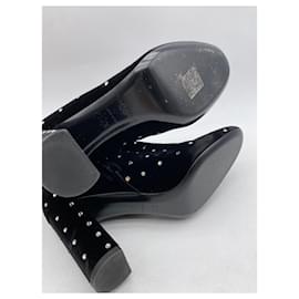 Saint Laurent-SAINT LAURENT  Ankle boots T.EU 36.5 Velvet-Black