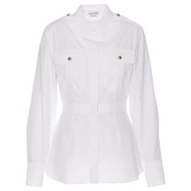 Alexander Mcqueen-ALEXANDER MCQUEEN  Tops T.IT 42 Leather-Black