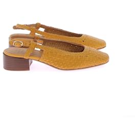 SéZane-SEZANE Heels T.EU 36 Leather-Golden