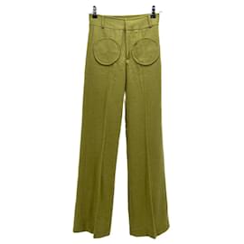 Autre Marque-NON SIGNE / UNSIGNED Trousers T.International S Wool-Green