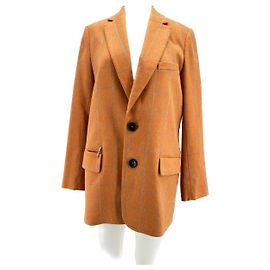 TIBI  Jackets T.International M Wool Orange