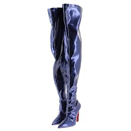 Christian Louboutin-CHRISTIAN LOUBOUTIN  Boots T.EU 39 Patent leather-Blue