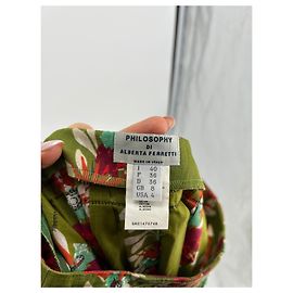Saias Philosophy Di Alberta Ferretti T.FR 36 Algodão Verde