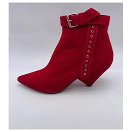 Iro-IRO  Ankle boots T.EU 38 Suede-Red