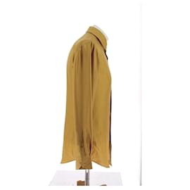 Fendi-FENDI  Shirts T.EU (tour de cou / collar) 39 Silk-Yellow